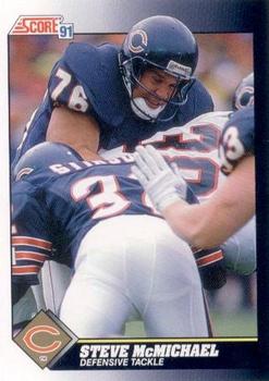 Steve McMichael Chicago Bears 1991 Score NFL #492